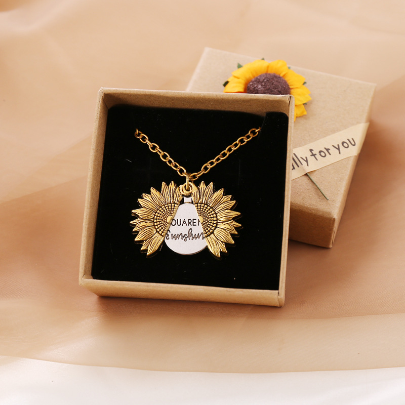Sunshine Sunflower Necklace