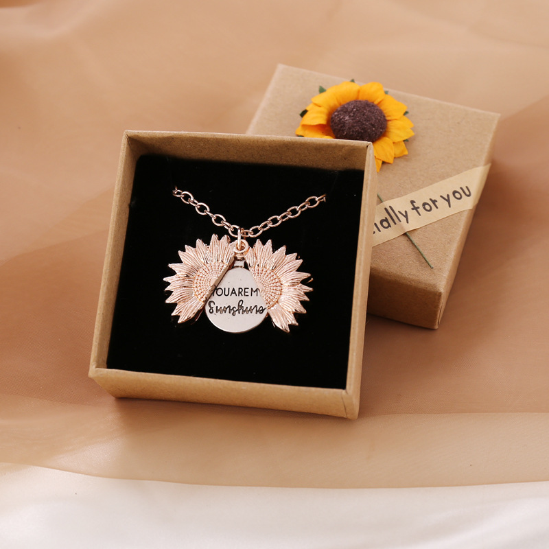 Sunshine Sunflower Necklace