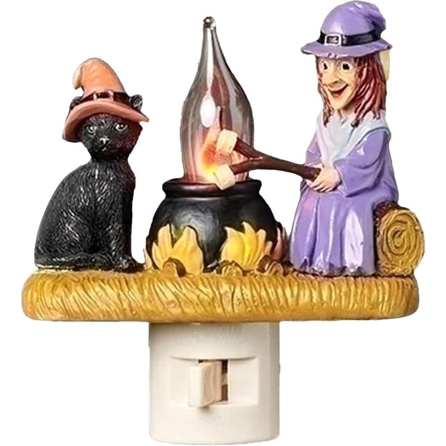 Ghost Campfire Nightlight, Ghost Campfire Flickering Nightlight, Campfire Flame Halloween Nightlight