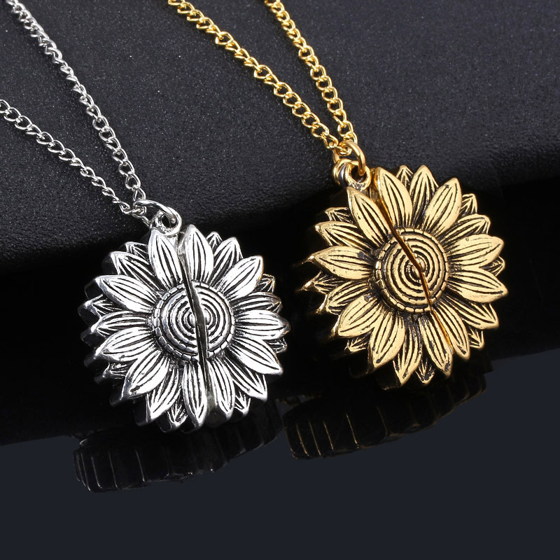 Sunshine Sunflower Necklace
