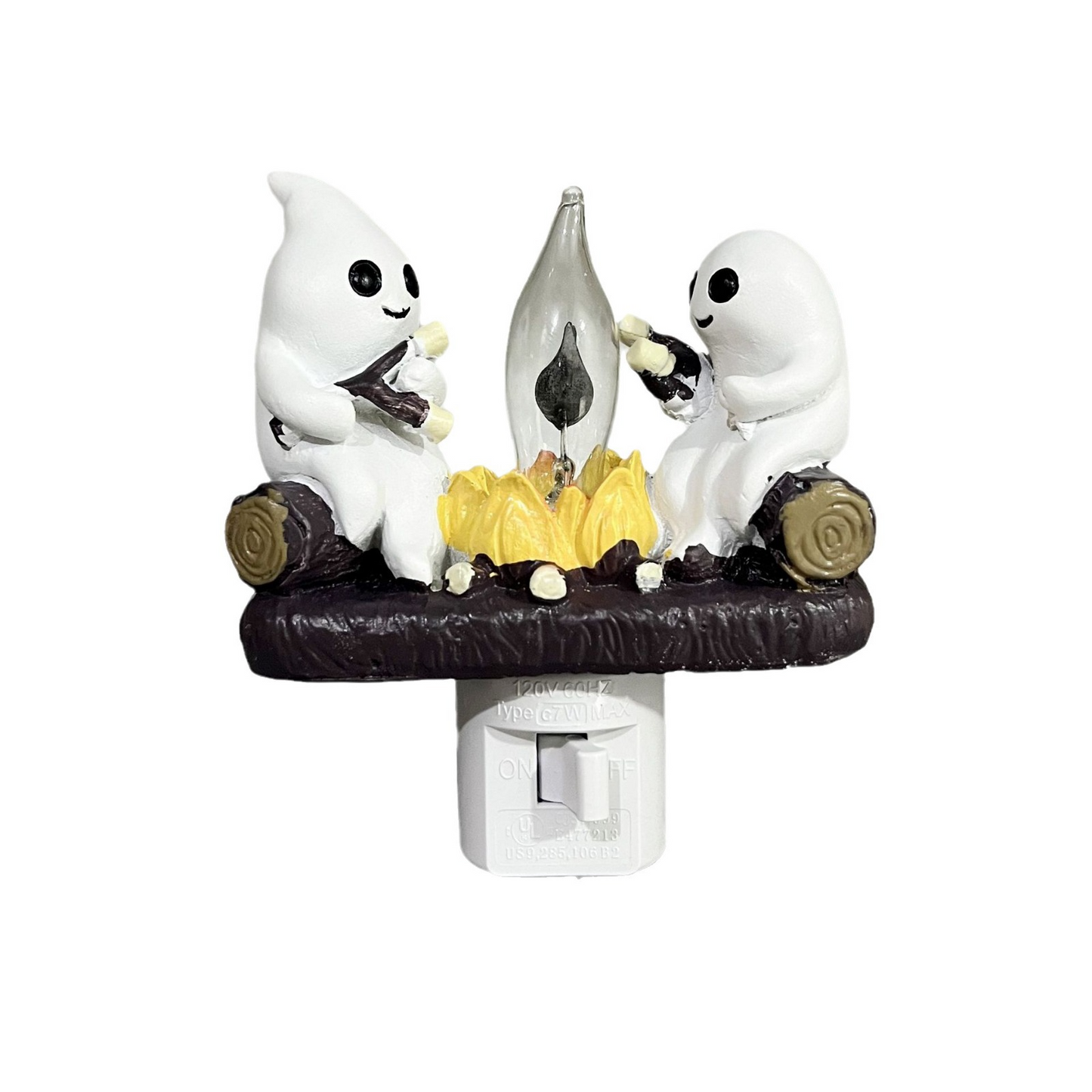 Ghost Campfire Nightlight, Ghost Campfire Flickering Nightlight, Campfire Flame Halloween Nightlight