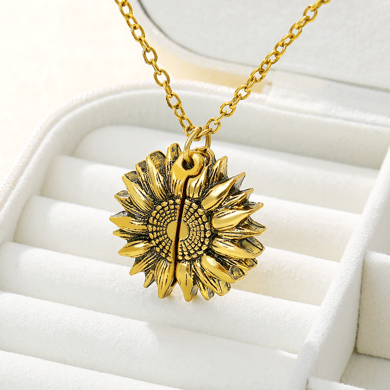 Sunshine Sunflower Necklace