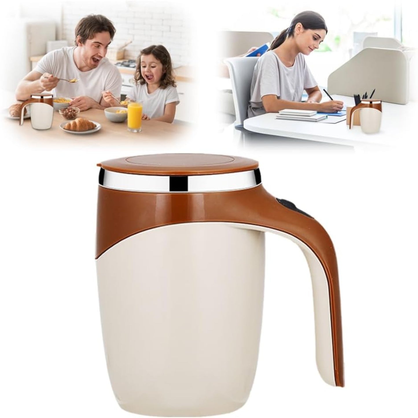 Automatic Magnetic Stirring Coffee Mug, Self Stirring Coffee Mug, Rechargeable Automatic Stirring Coffee Mug Office, Electric High Speed Mixing Cup Household for Coffee Milk Tea