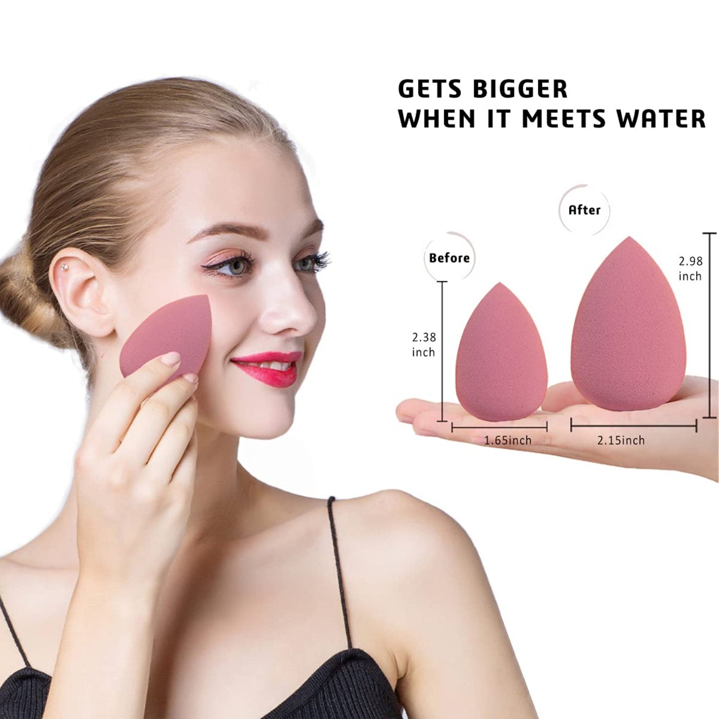 Makeup egg box