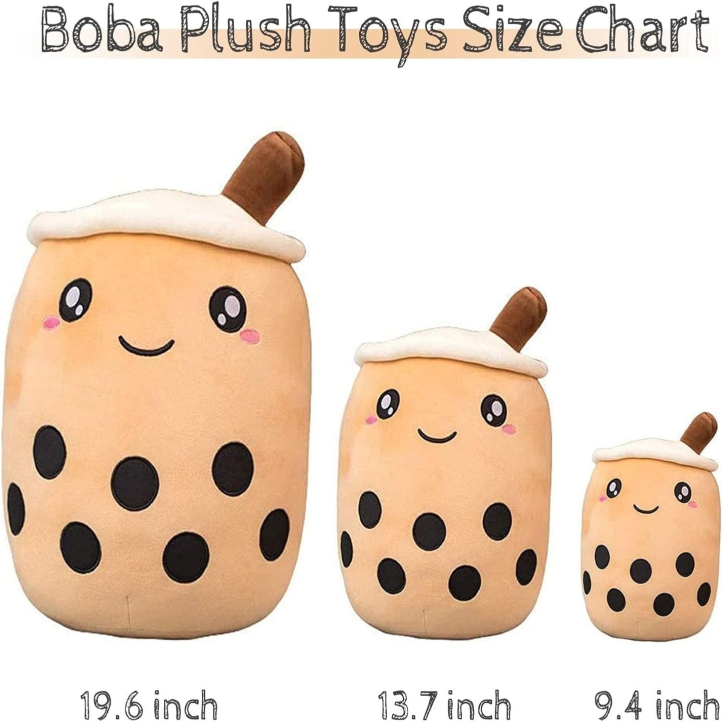 Cute Fruit Drink Plush Stuffed Soft Strawberry Milk Tea Plush Boba Tea Cup Toy Bubble Tea Pillow Cushion Kids Gift