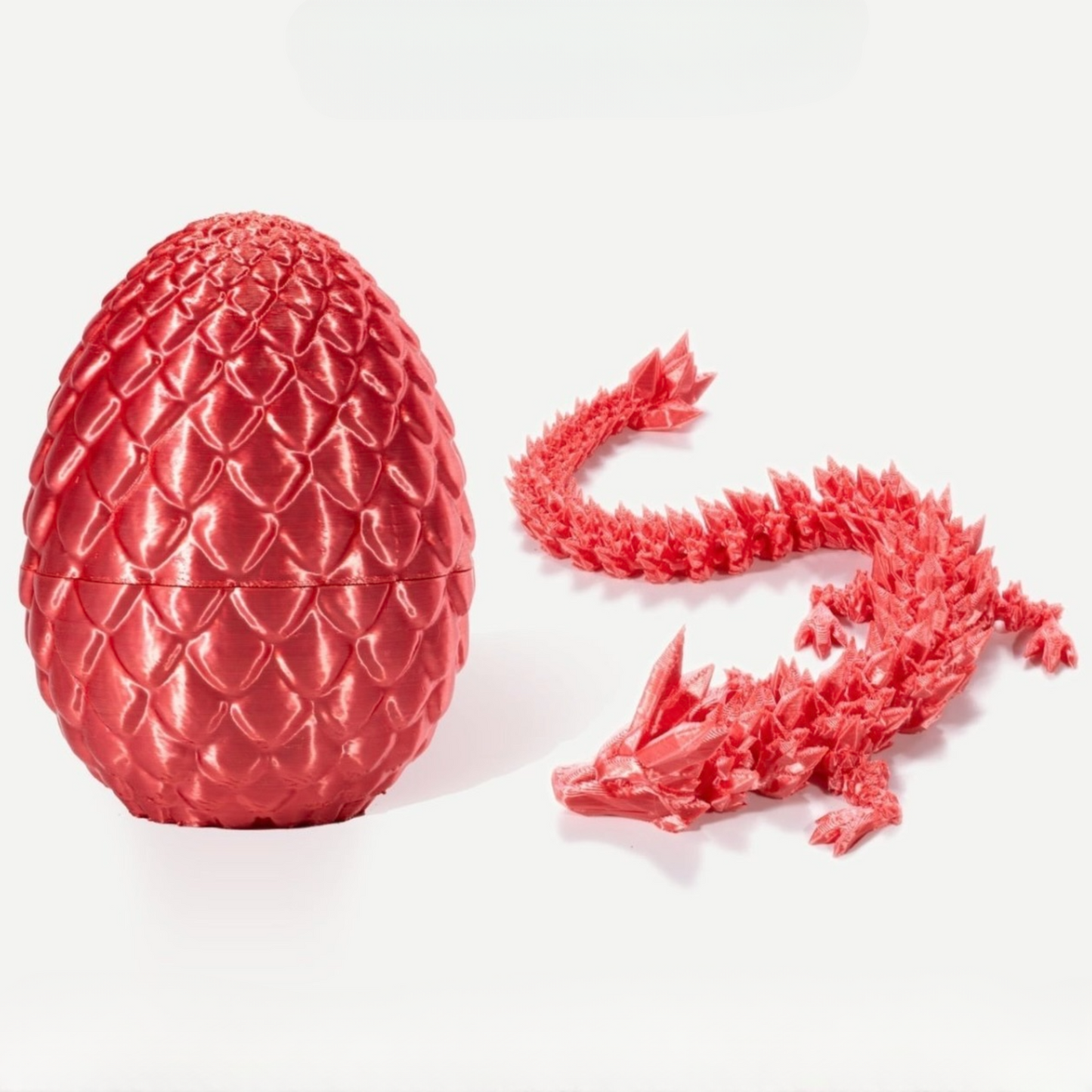 3D Printed Dragon Egg, Mystery Crystal Dragon Egg Fidget Toys Surprise, Easter Eggs Articulated Crystal Dragon Eggs with Dragon Inside