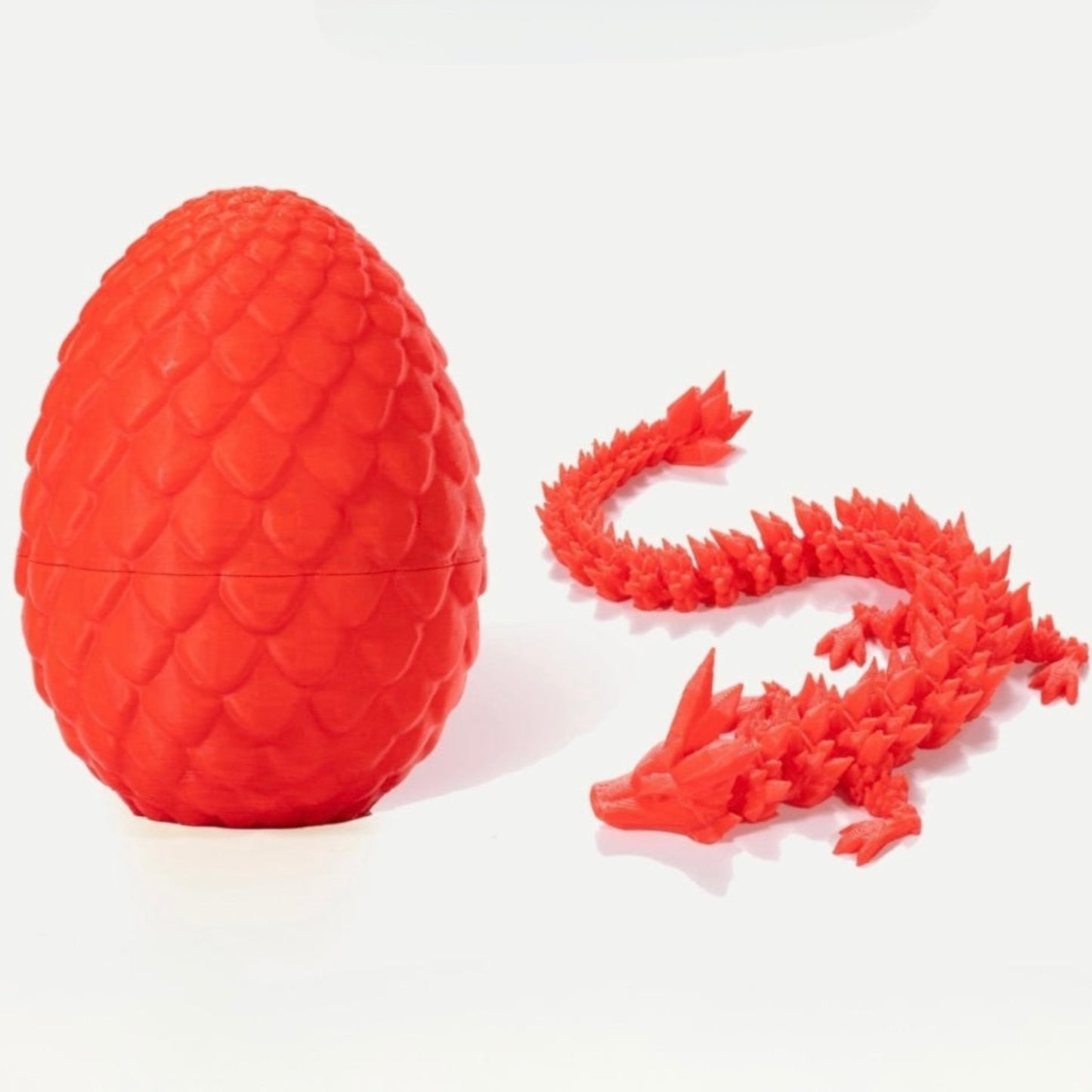 3D Printed Dragon Egg, Mystery Crystal Dragon Egg Fidget Toys Surprise, Easter Eggs Articulated Crystal Dragon Eggs with Dragon Inside