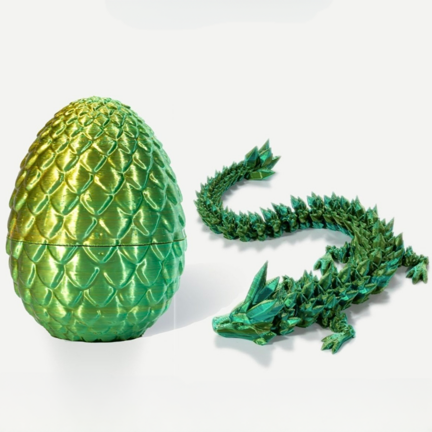 3D Printed Dragon Egg, Mystery Crystal Dragon Egg Fidget Toys Surprise, Easter Eggs Articulated Crystal Dragon Eggs with Dragon Inside