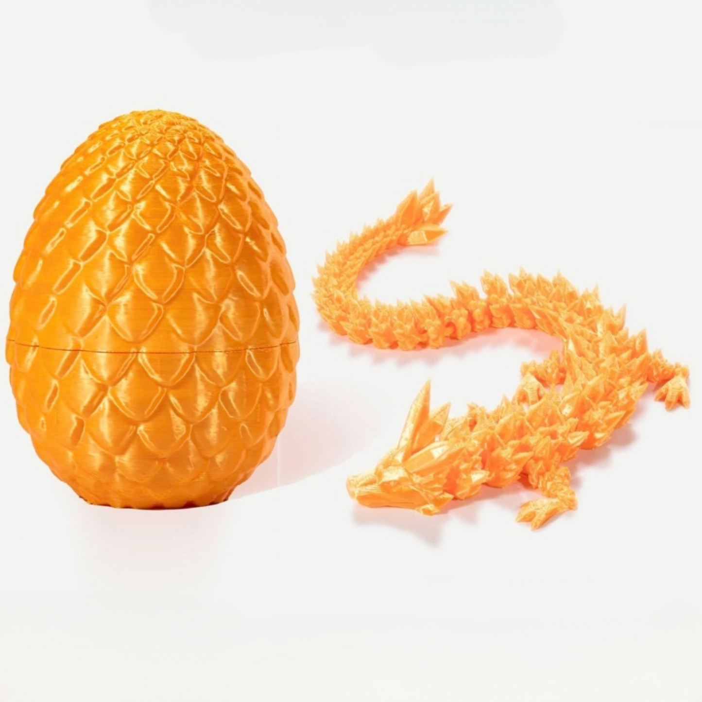 3D Printed Dragon Egg, Mystery Crystal Dragon Egg Fidget Toys Surprise, Easter Eggs Articulated Crystal Dragon Eggs with Dragon Inside