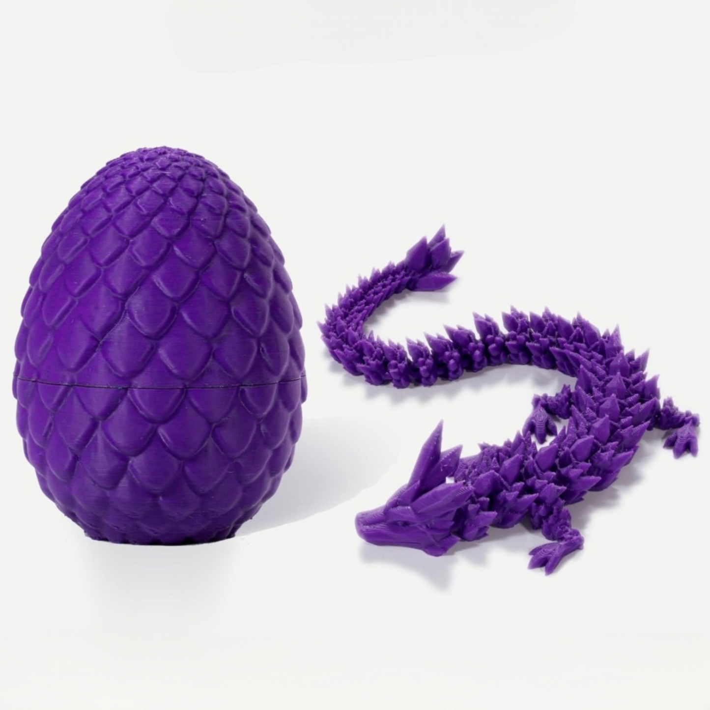 3D Printed Dragon Egg, Mystery Crystal Dragon Egg Fidget Toys Surprise, Easter Eggs Articulated Crystal Dragon Eggs with Dragon Inside