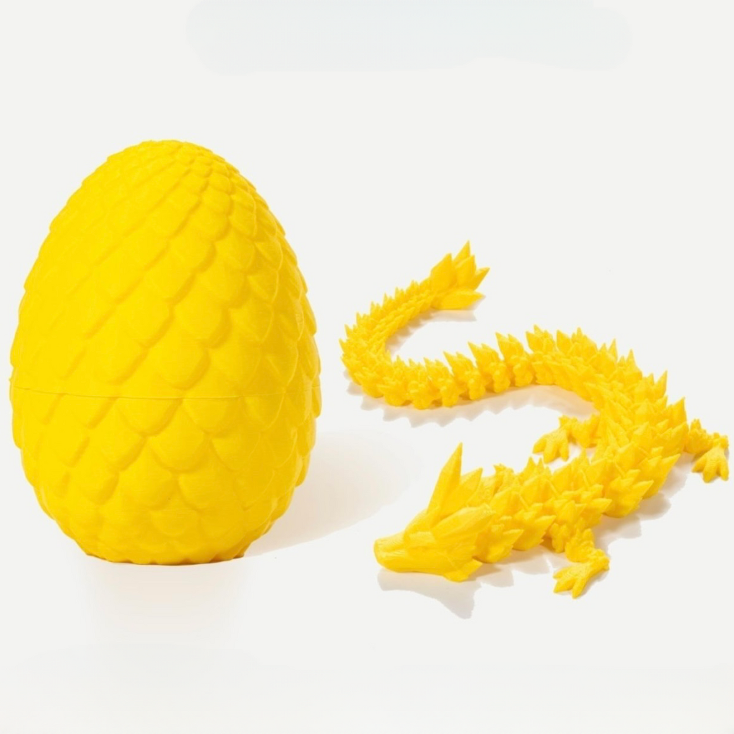 3D Printed Dragon Egg, Mystery Crystal Dragon Egg Fidget Toys Surprise, Easter Eggs Articulated Crystal Dragon Eggs with Dragon Inside