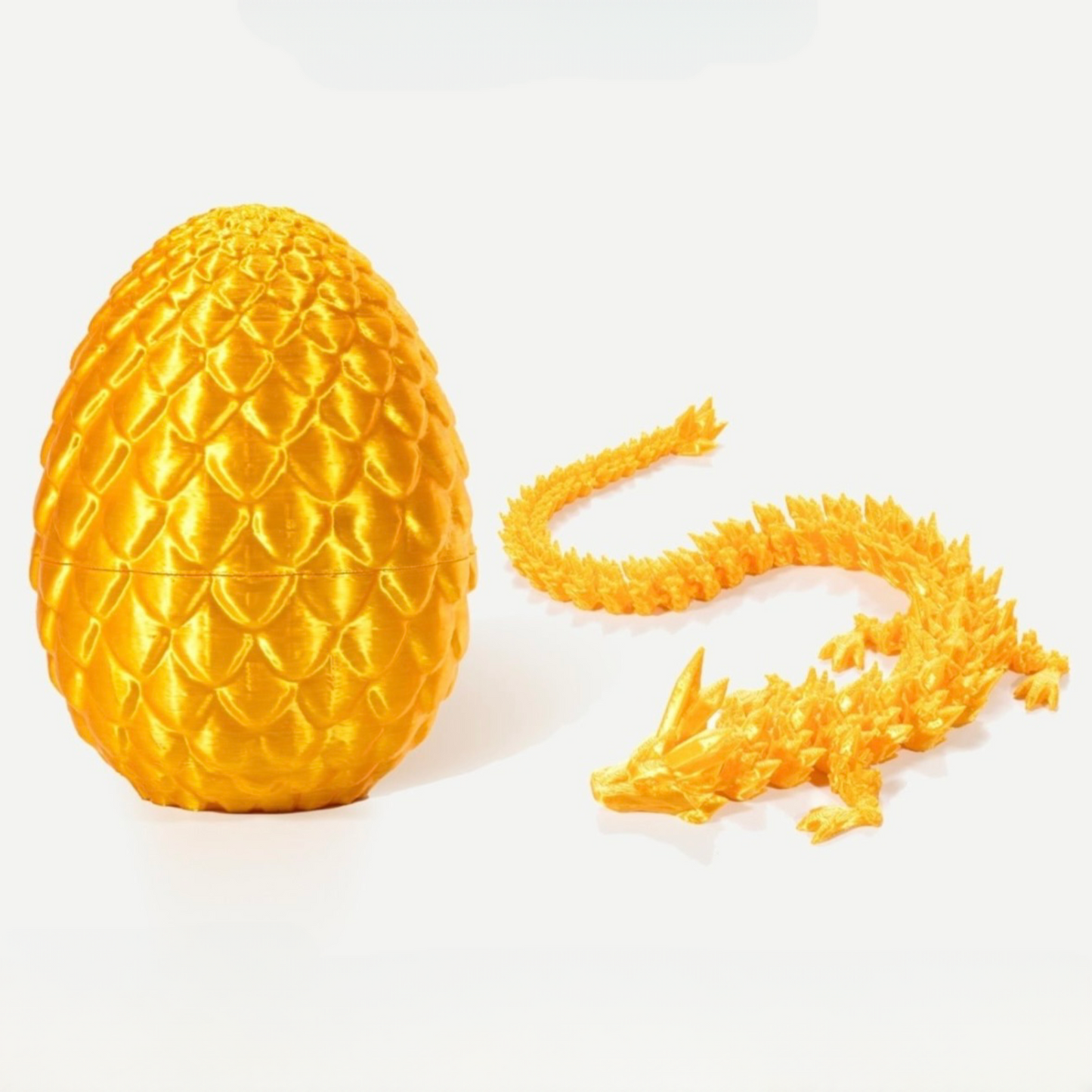 3D Printed Dragon Egg, Mystery Crystal Dragon Egg Fidget Toys Surprise, Easter Eggs Articulated Crystal Dragon Eggs with Dragon Inside