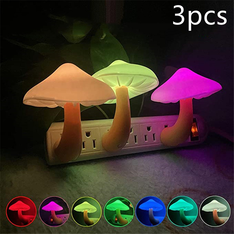 Lámpara nocturna LED MushroomGlow