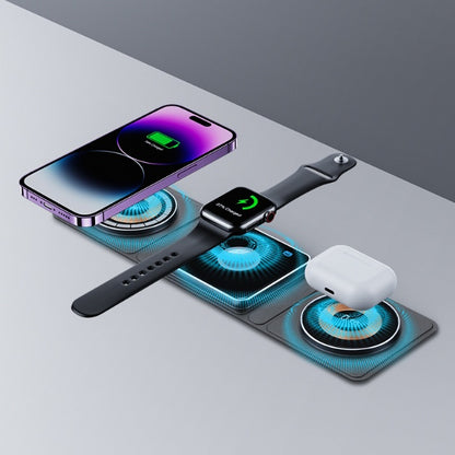 TrioMag 3-in-1 Fast Folding Wireless Charging Station