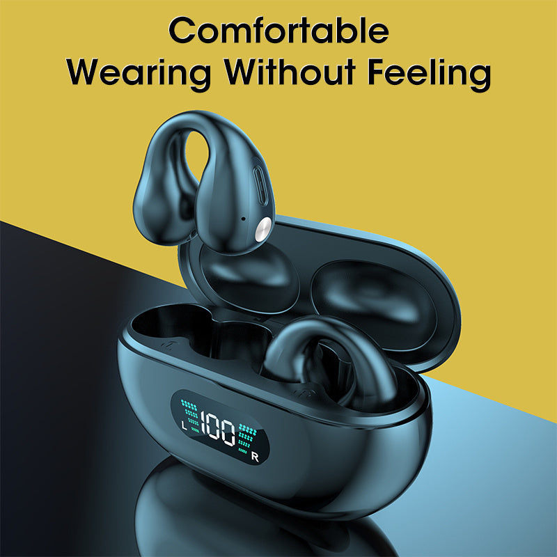 ClipSound Bone Conduction Wireless Bluetooth Headphones