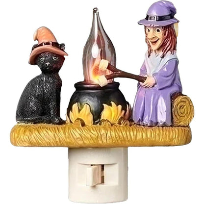 Ghost Campfire Nightlight, Ghost Campfire Flickering Nightlight, Campfire Flame Halloween Nightlight