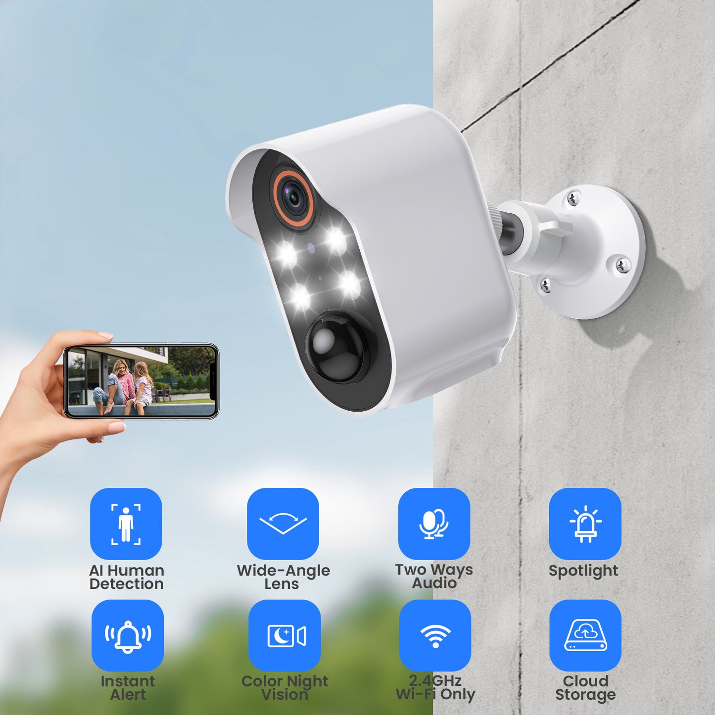 ClearView WiFi Wireless Security Camera