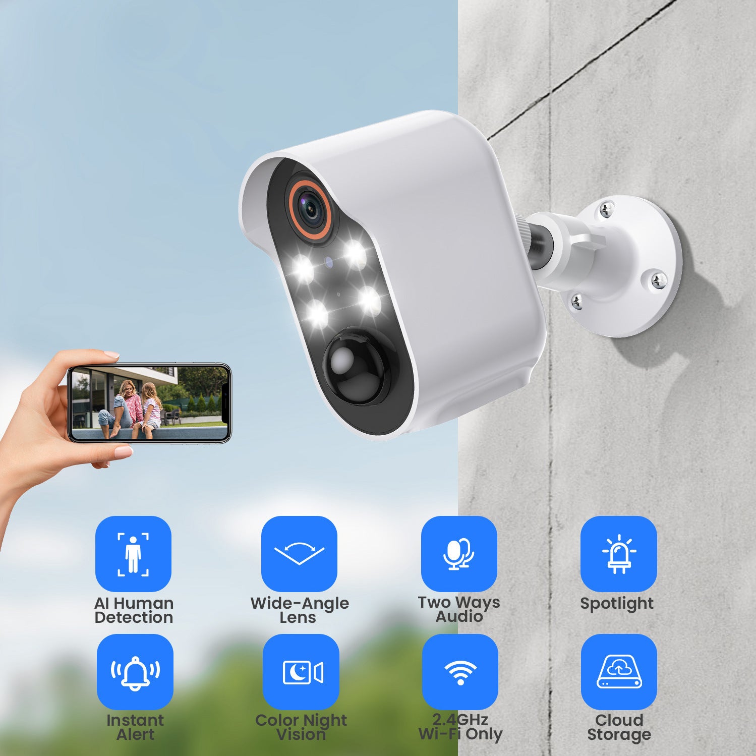 ClearView WiFi Wireless Security Camera