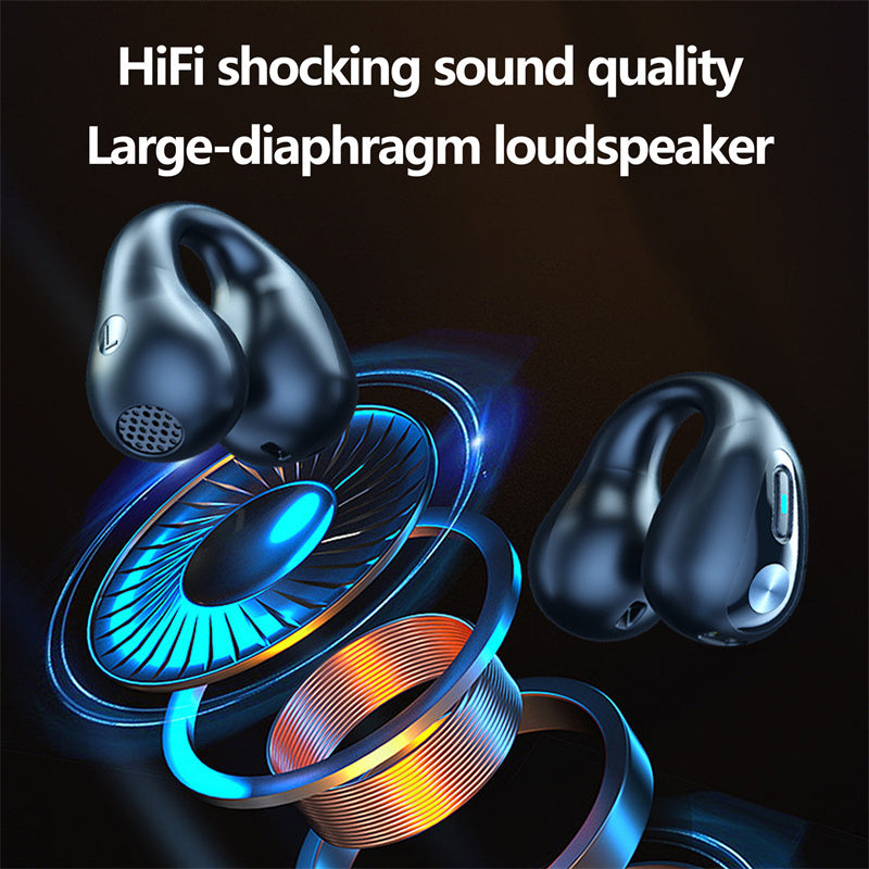 ClipSound Bone Conduction Wireless Bluetooth Headphones