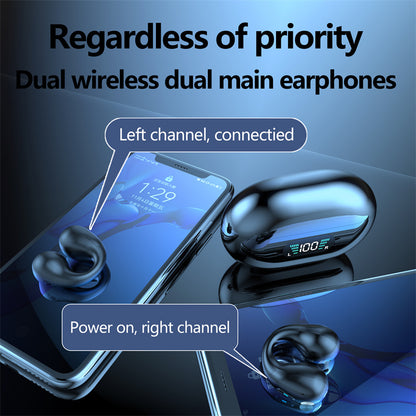 ClipSound Bone Conduction Wireless Bluetooth Headphones