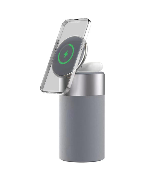 ChargerBeam 3 In 1 Multi-Function Wireless Charging Bluetooth Speaker (iPhone And AirPods)
