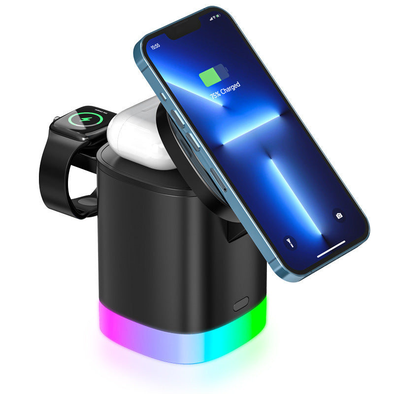 VoltMag 3-in-1 RGB Magnetic Wireless Charging Station