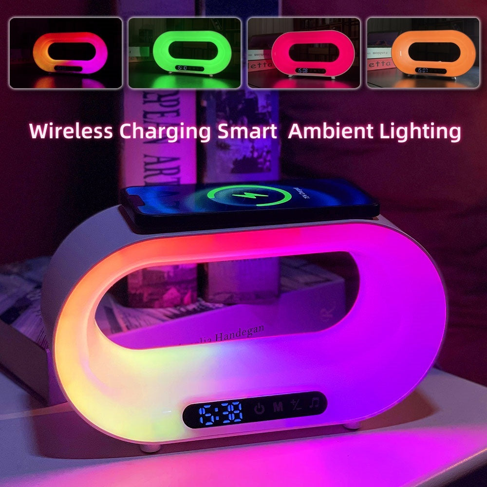 Reloj despertador con carga inalámbrica 3 en 1 GlowSync