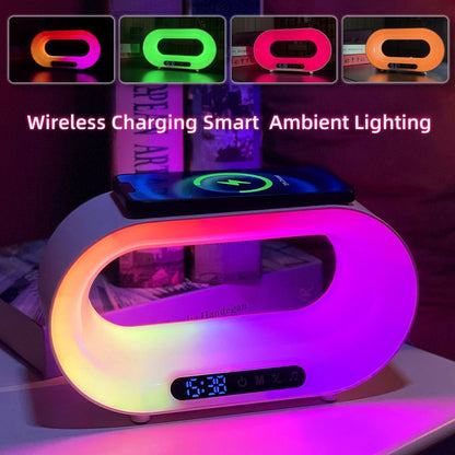 Reloj despertador con carga inalámbrica 3 en 1 GlowSync