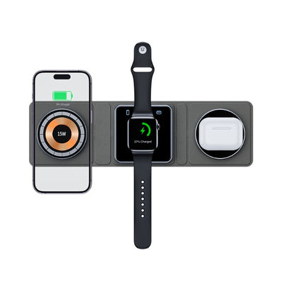 TrioMag 3-in-1 Fast Folding Wireless Charging Station