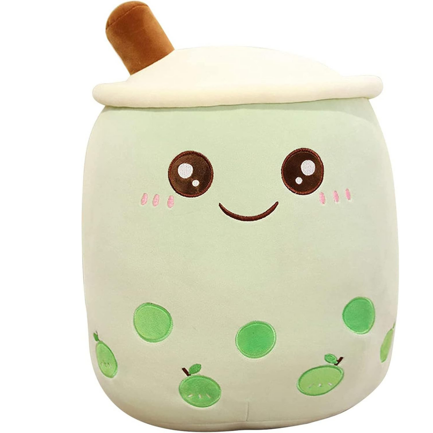 Cute Fruit Drink Plush Stuffed Soft Strawberry Milk Tea Plush Boba Tea Cup Toy Bubble Tea Pillow Cushion Kids Gift