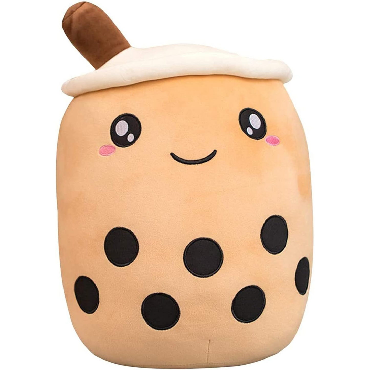 Cute Fruit Drink Plush Stuffed Soft Strawberry Milk Tea Plush Boba Tea Cup Toy Bubble Tea Pillow Cushion Kids Gift
