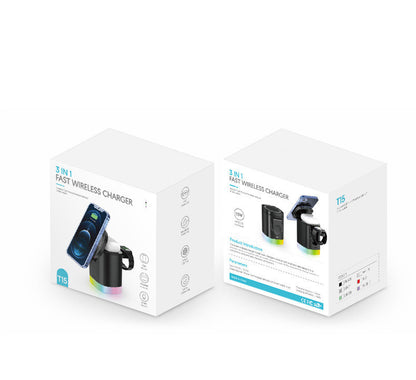 VoltMag 3-in-1 RGB Magnetic Wireless Charging Station