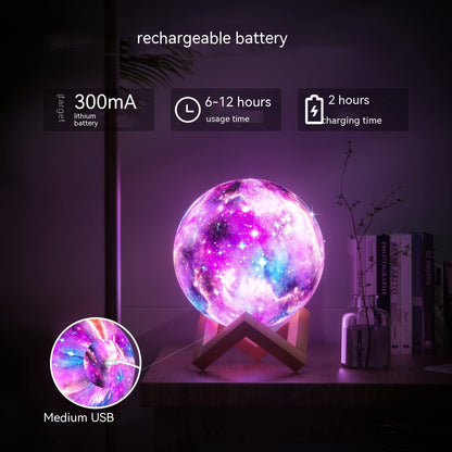 Lámpara de Luna LED Encantadora