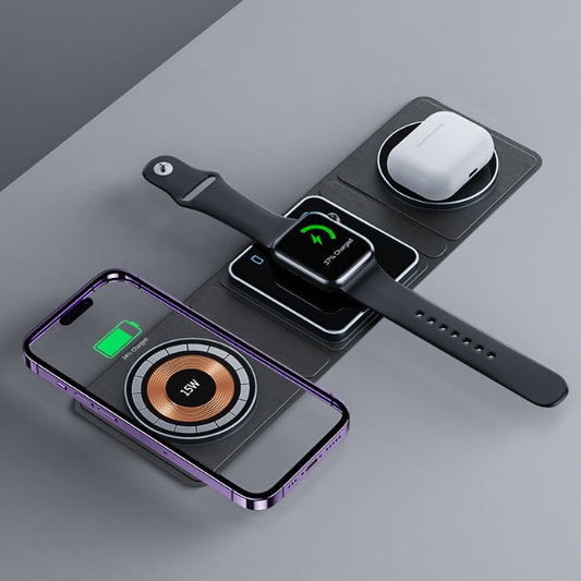 TrioMag 3-in-1 Fast Folding Wireless Charging Station