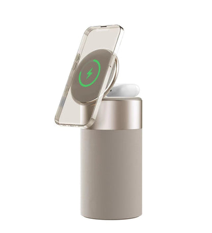 ChargerBeam 3 In 1 Multi-Function Wireless Charging Bluetooth Speaker (iPhone And AirPods)