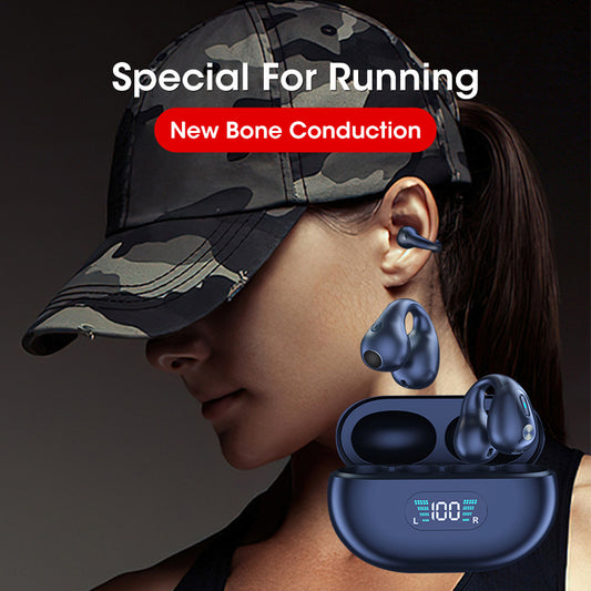 ClipSound Bone Conduction Wireless Bluetooth Headphones