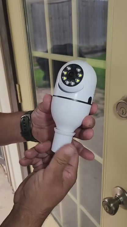 SecureBulb WiFi Security Camera (2 million pixels plus 64 memory)